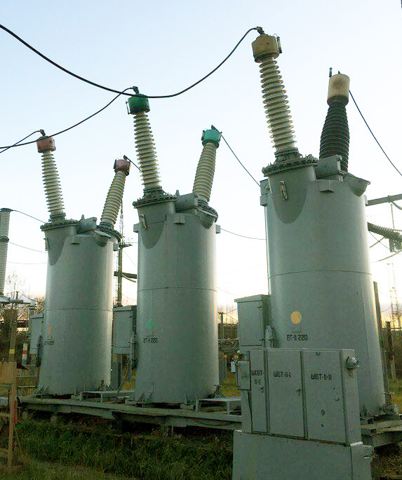 Монтаж и пуско-наладочные работы по установке выносных трансформаторов тока и трансформаторов напряжения