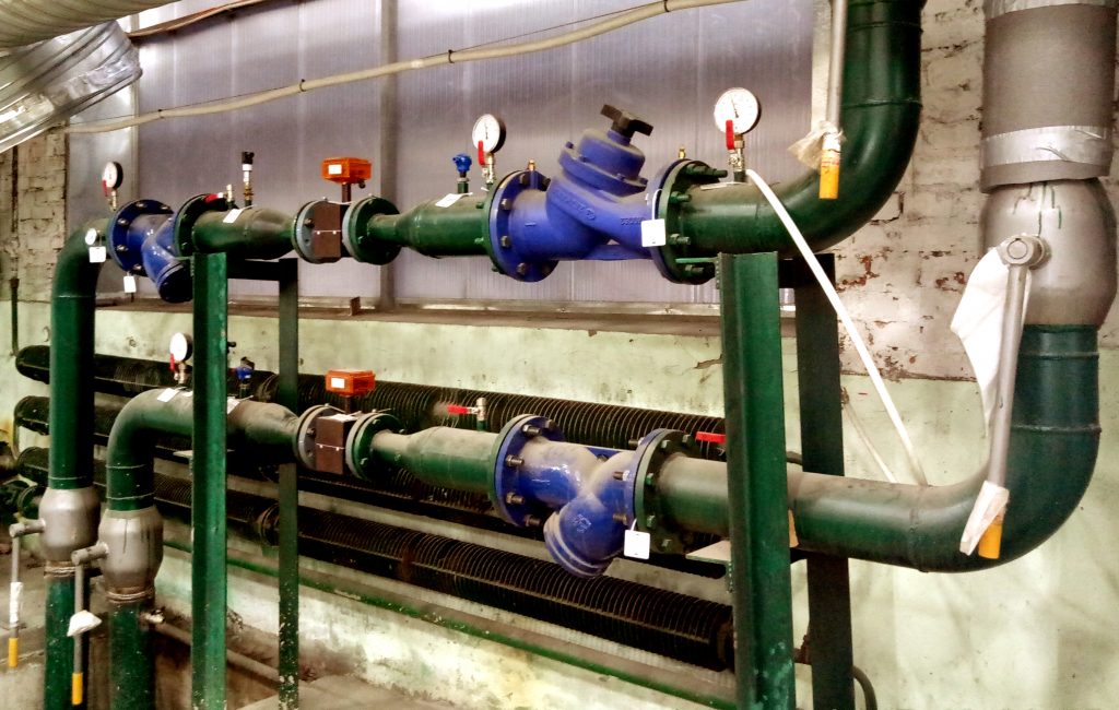 Работы по устройству теплового пункта