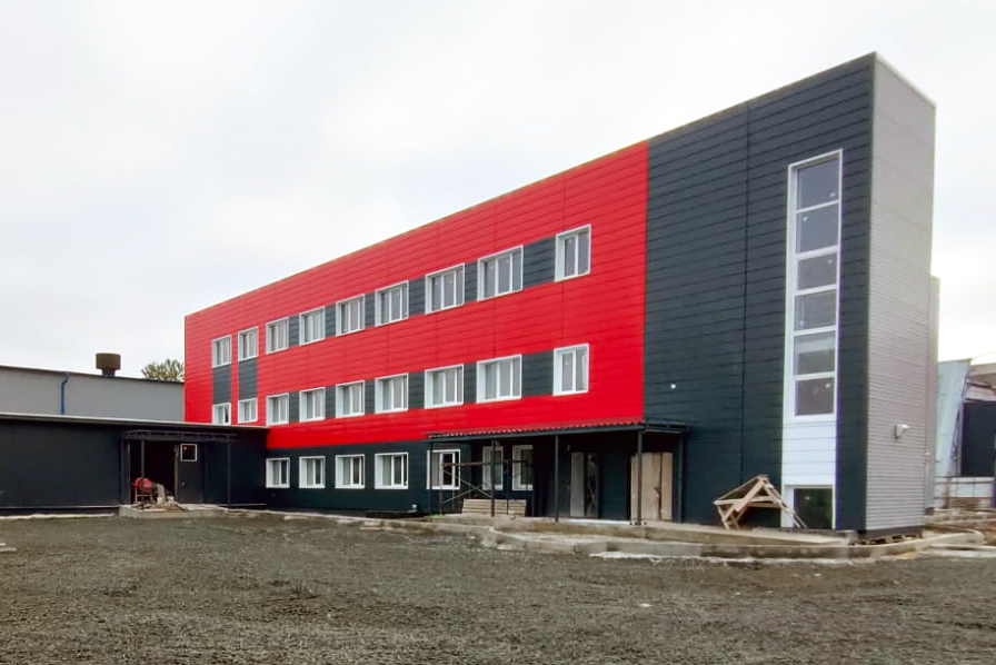 Реконструкция здания столовой
под объект промышленного предприятия
с надстройкой 3-го этажа